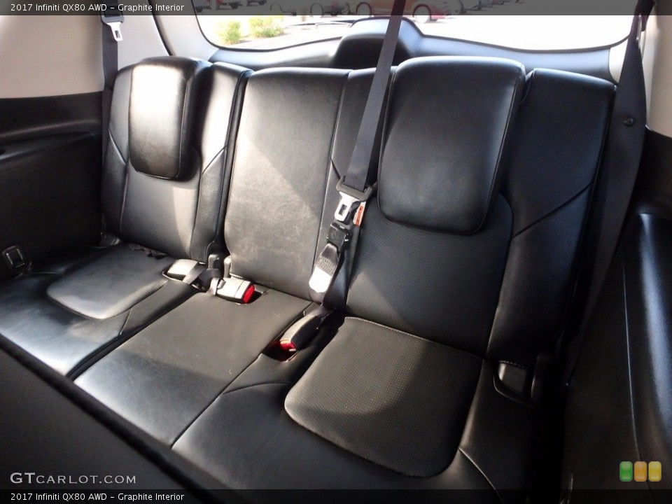 Graphite Interior Rear Seat for the 2017 Infiniti QX80 AWD #122000637