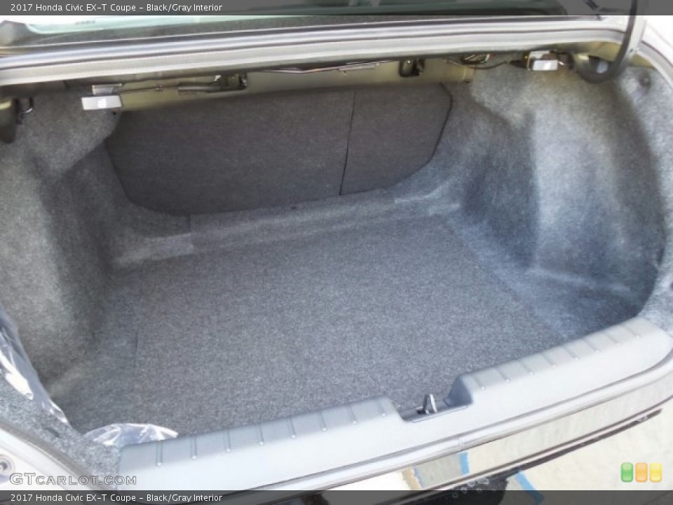 Black/Gray Interior Trunk for the 2017 Honda Civic EX-T Coupe #122001069