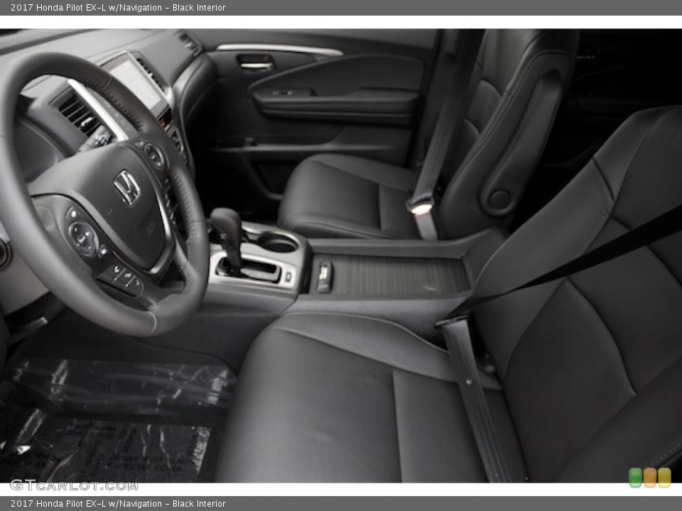 Black Interior Front Seat for the 2017 Honda Pilot EX-L w/Navigation #122010906