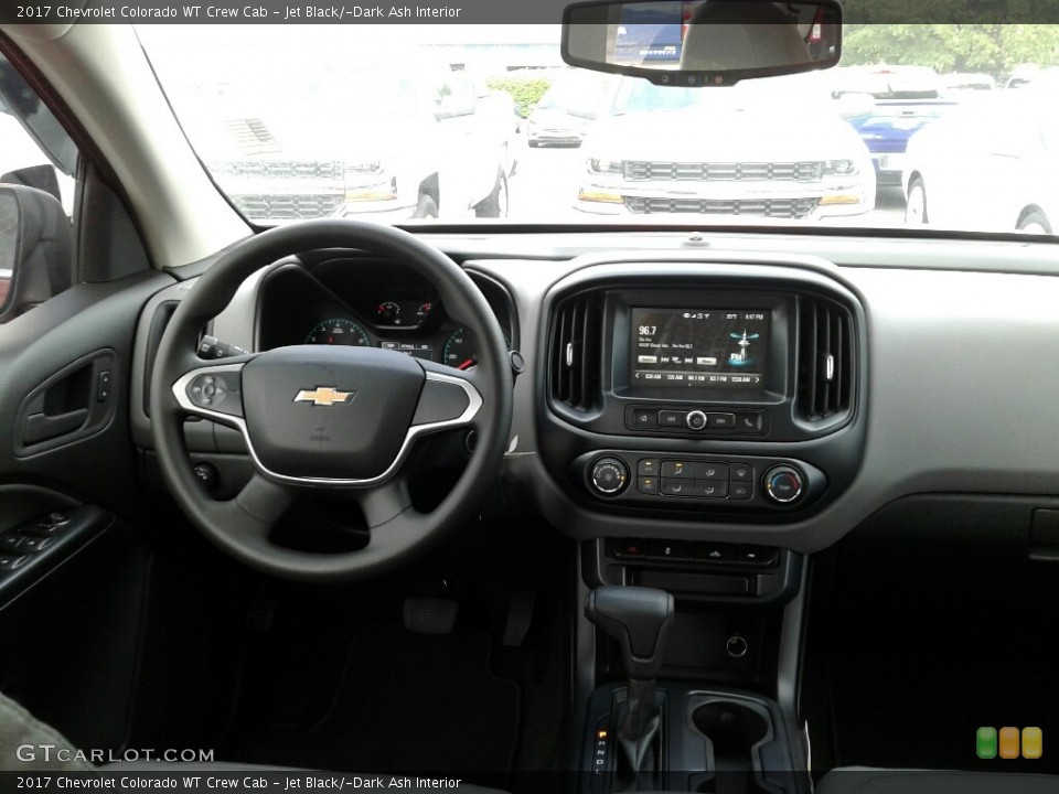 Jet Black/­Dark Ash Interior Dashboard for the 2017 Chevrolet Colorado WT Crew Cab #122025434