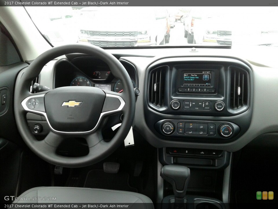 Jet Black/­Dark Ash Interior Dashboard for the 2017 Chevrolet Colorado WT Extended Cab #122026829