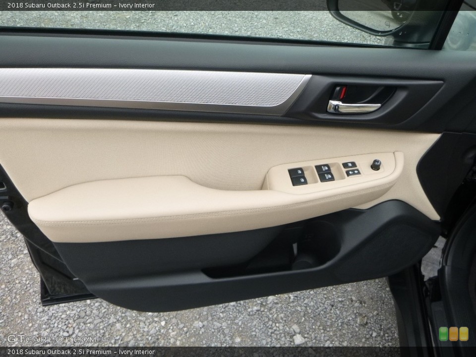 Ivory Interior Door Panel for the 2018 Subaru Outback 2.5i Premium #122039204