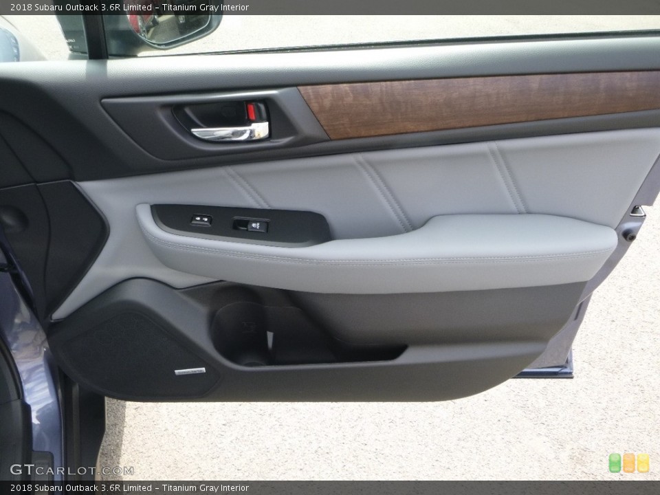 Titanium Gray Interior Door Panel for the 2018 Subaru Outback 3.6R Limited #122039609