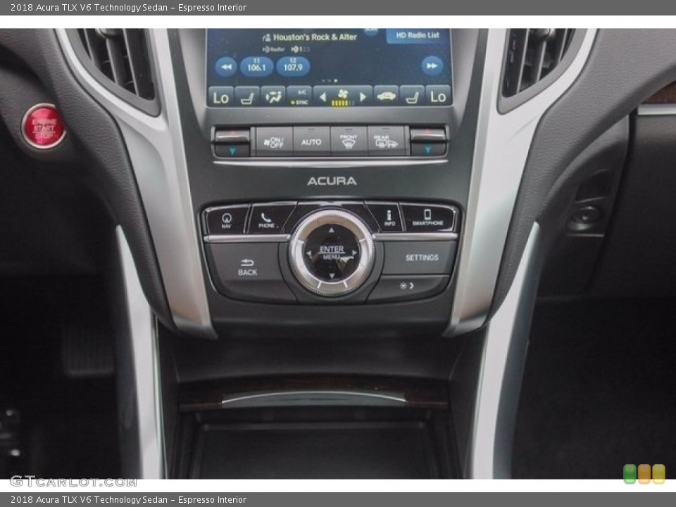 Espresso Interior Controls for the 2018 Acura TLX V6 Technology Sedan #122044718