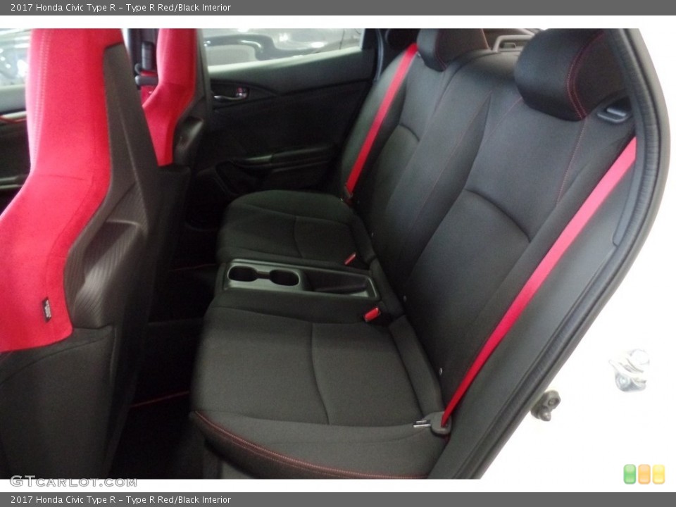 Type R Red/Black Interior Rear Seat for the 2017 Honda Civic Type R #122049173