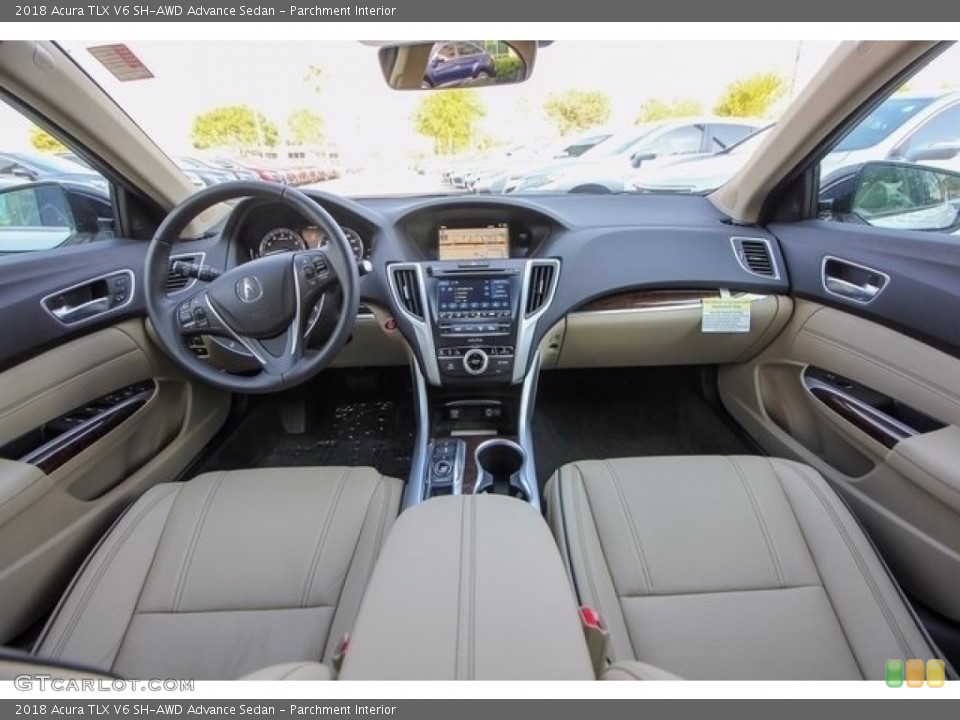 Parchment Interior Photo for the 2018 Acura TLX V6 SH-AWD Advance Sedan #122051294