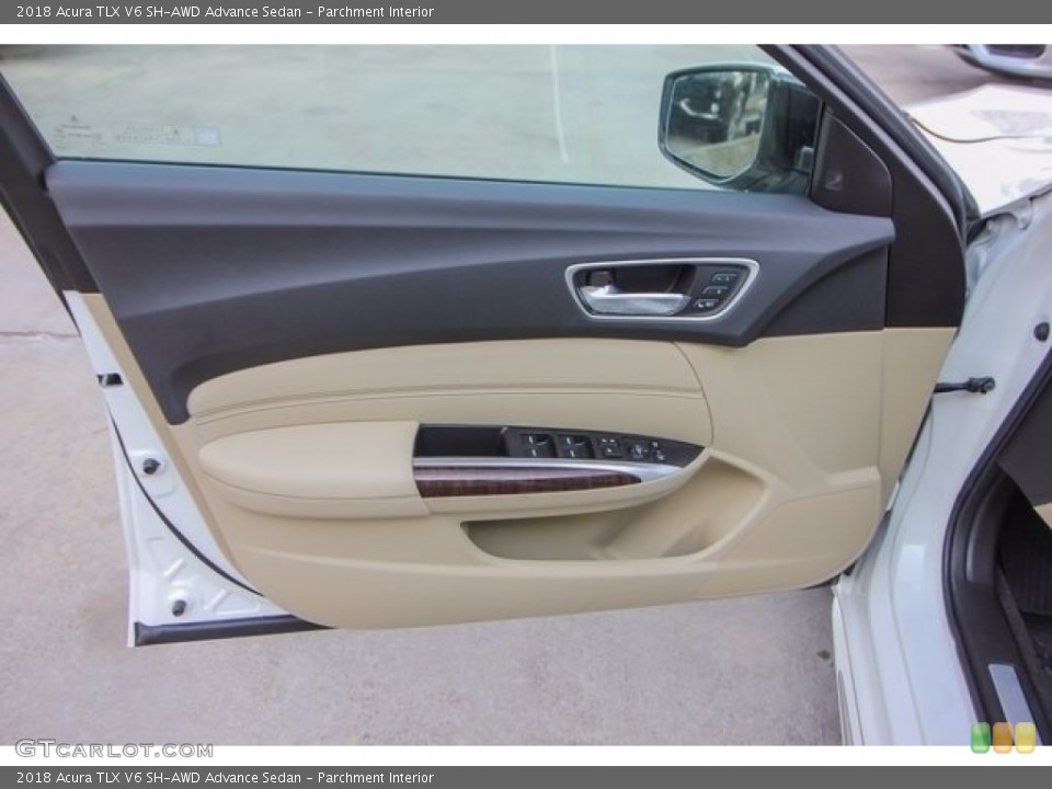 Parchment Interior Door Panel for the 2018 Acura TLX V6 SH-AWD Advance Sedan #122051339