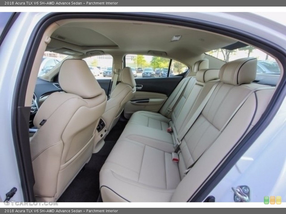 Parchment Interior Rear Seat for the 2018 Acura TLX V6 SH-AWD Advance Sedan #122051354