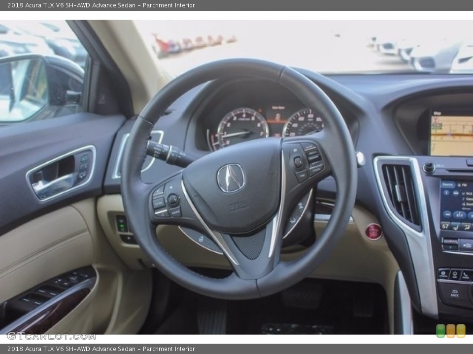 Parchment Interior Steering Wheel for the 2018 Acura TLX V6 SH-AWD Advance Sedan #122051393