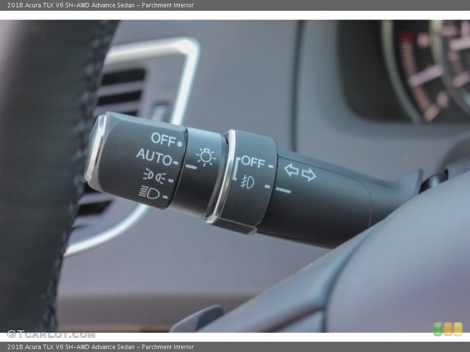 Parchment Interior Controls for the 2018 Acura TLX V6 SH-AWD Advance Sedan #122051411