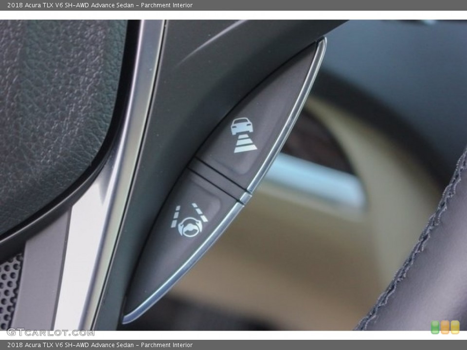 Parchment Interior Controls for the 2018 Acura TLX V6 SH-AWD Advance Sedan #122051423