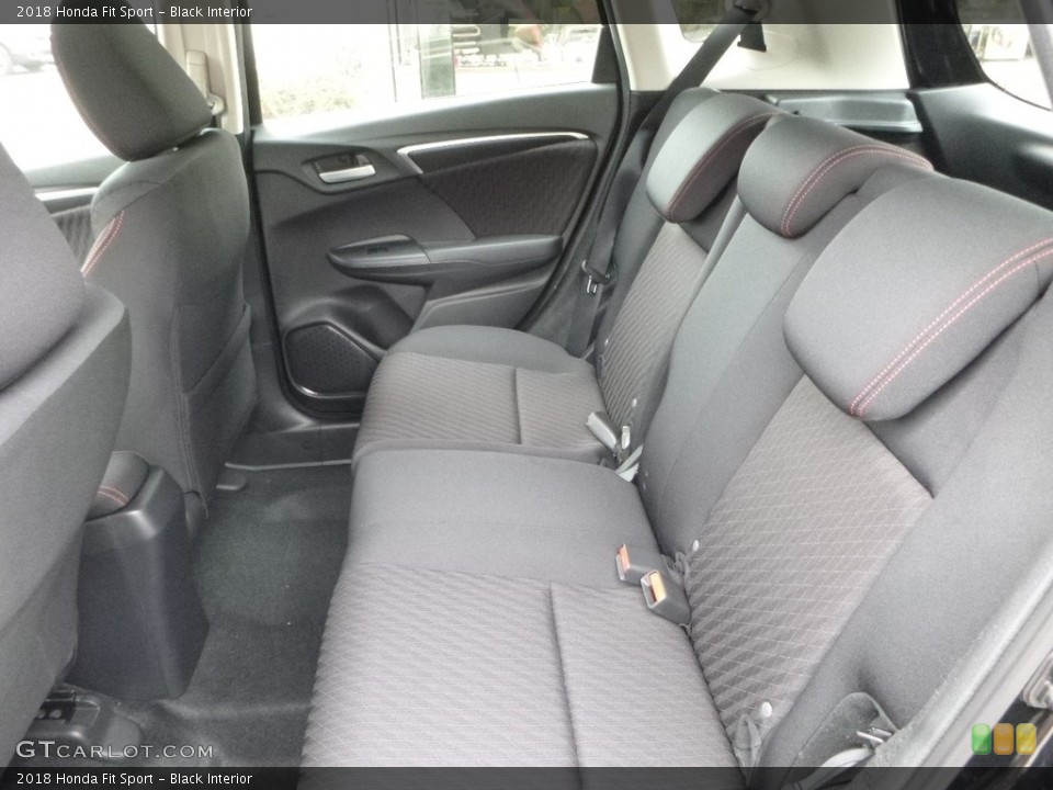 Black Interior Rear Seat for the 2018 Honda Fit Sport #122070365