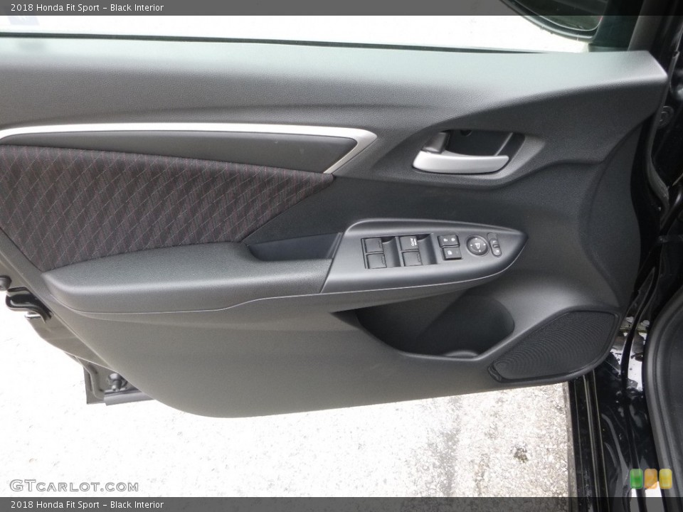 Black Interior Door Panel for the 2018 Honda Fit Sport #122070413