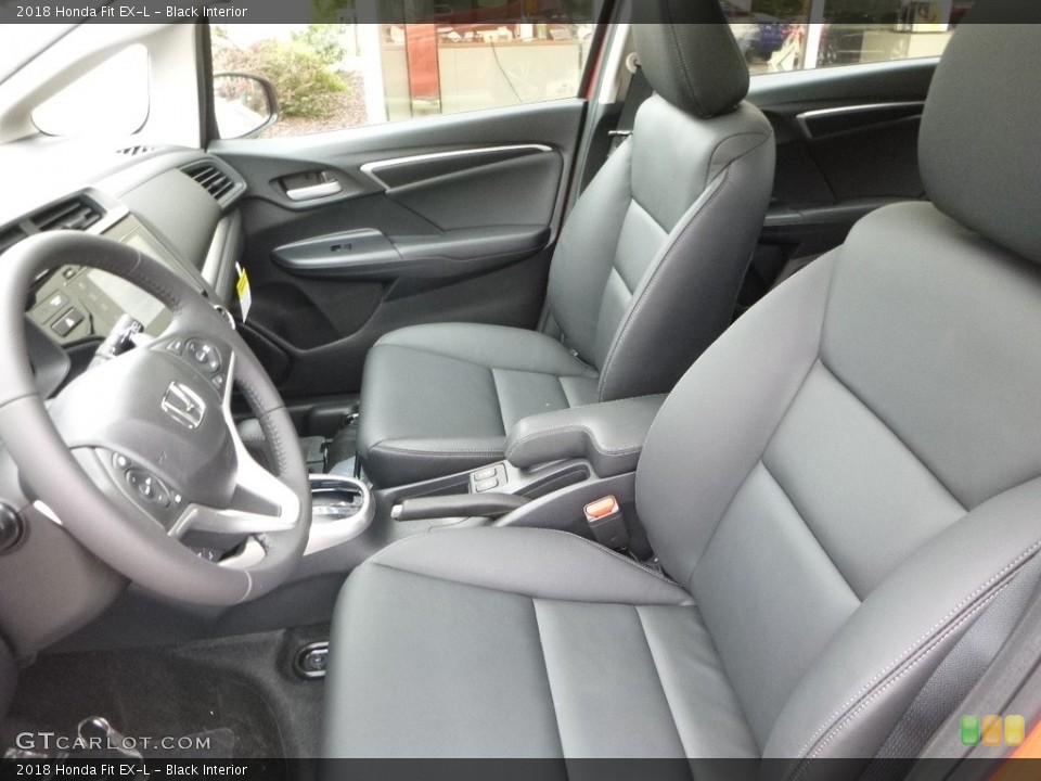 Black Interior Front Seat for the 2018 Honda Fit EX-L #122071115