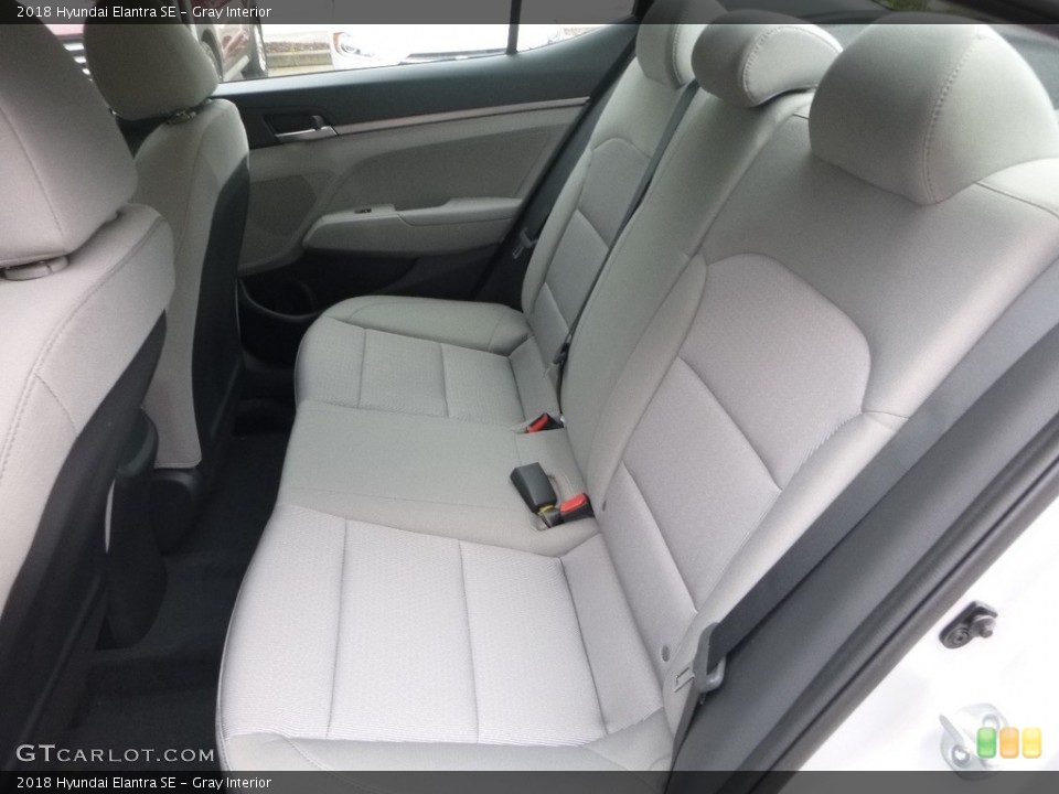 Gray Interior Rear Seat for the 2018 Hyundai Elantra SE #122072546