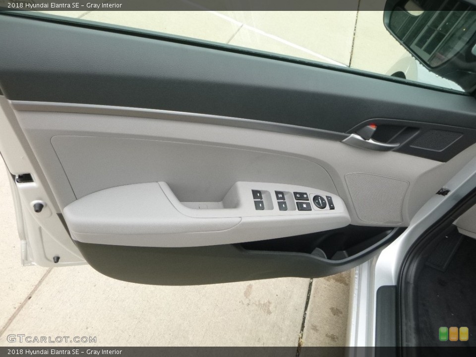 Gray Interior Door Panel for the 2018 Hyundai Elantra SE #122072594