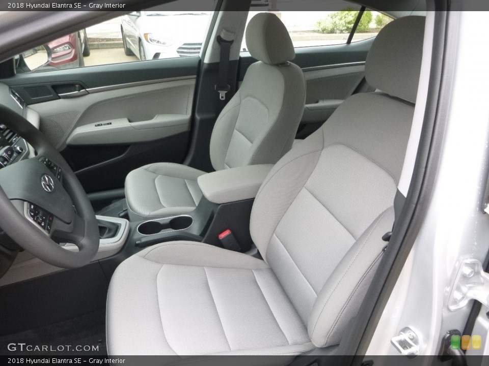 Gray Interior Front Seat for the 2018 Hyundai Elantra SE #122072609