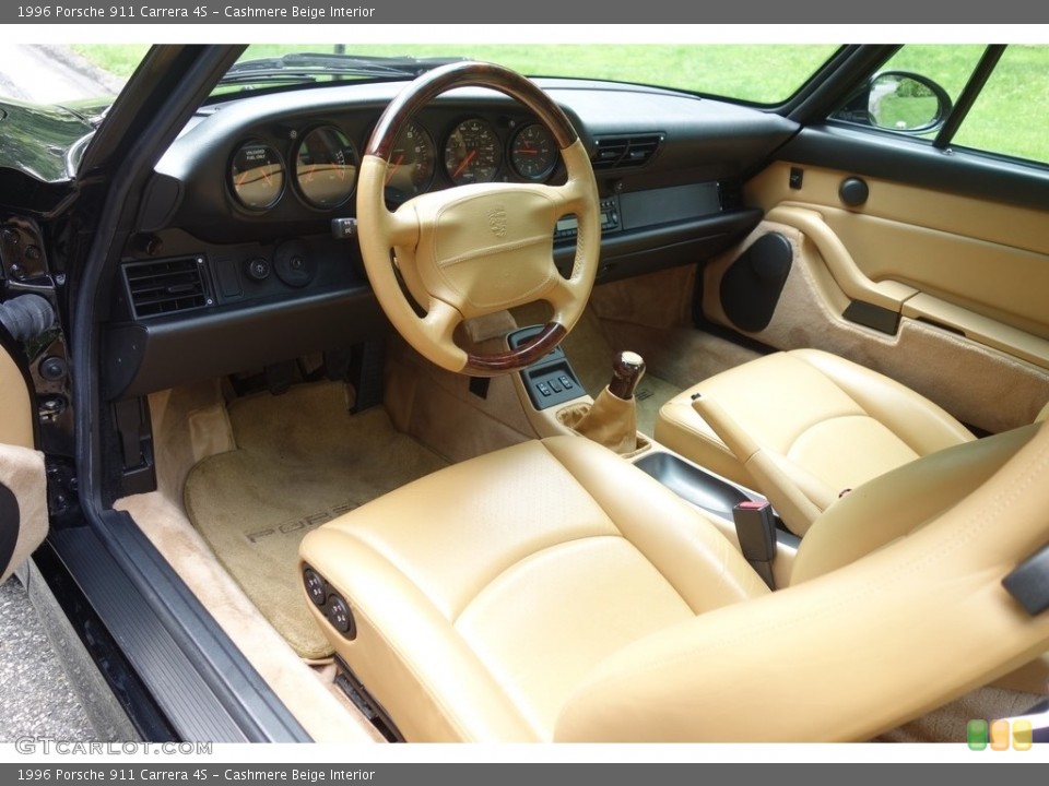 Cashmere Beige Interior Photo for the 1996 Porsche 911 Carrera 4S #122075897