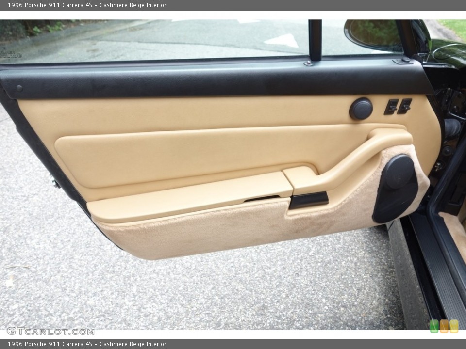 Cashmere Beige Interior Door Panel for the 1996 Porsche 911 Carrera 4S #122075909