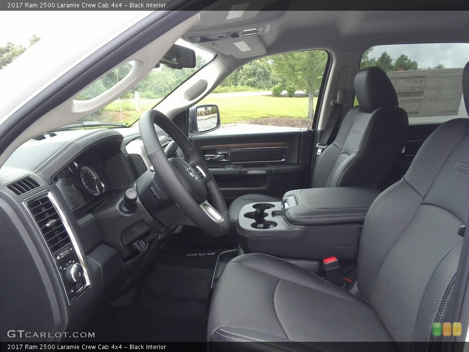 Black Interior Front Seat for the 2017 Ram 2500 Laramie Crew Cab 4x4 #122076785