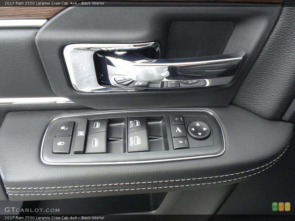 Black Interior Controls for the 2017 Ram 2500 Laramie Crew Cab 4x4 #122076839