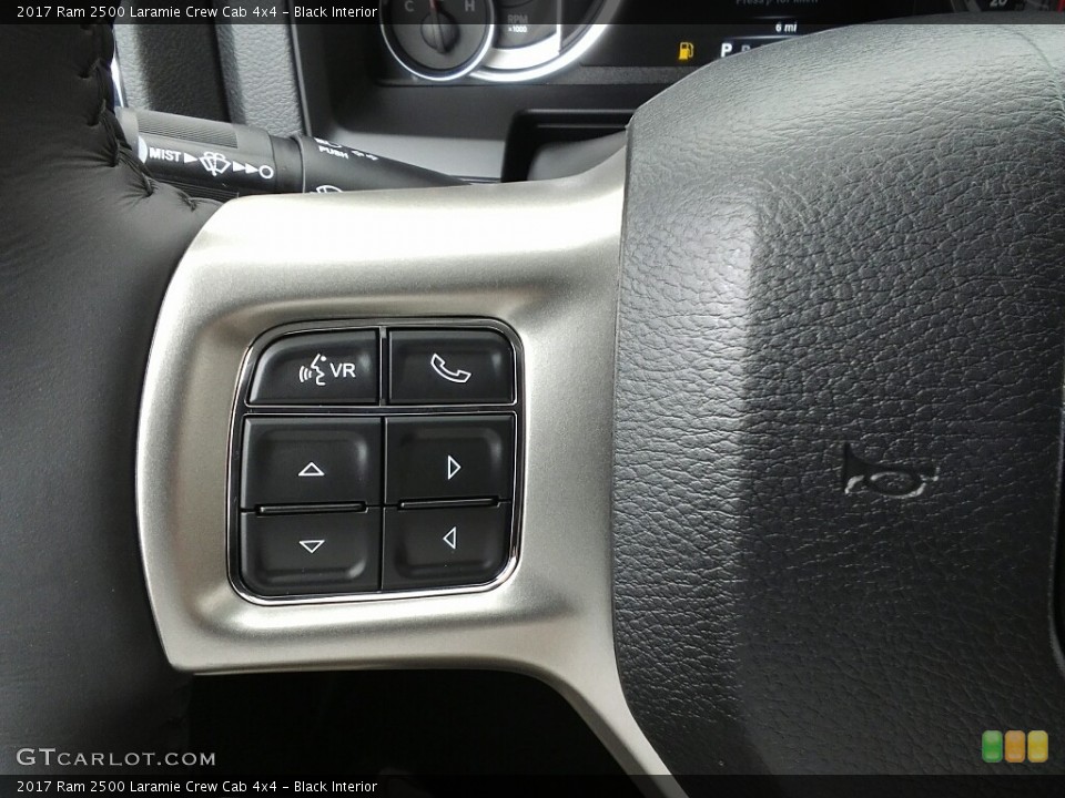 Black Interior Controls for the 2017 Ram 2500 Laramie Crew Cab 4x4 #122076869