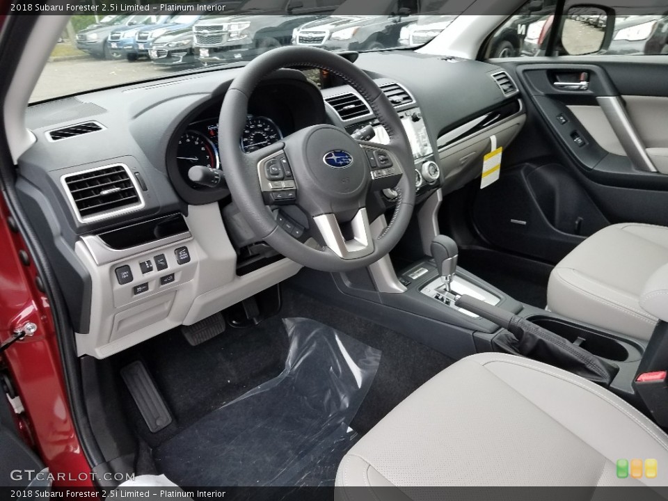 Platinum Interior Photo for the 2018 Subaru Forester 2.5i Limited #122079323