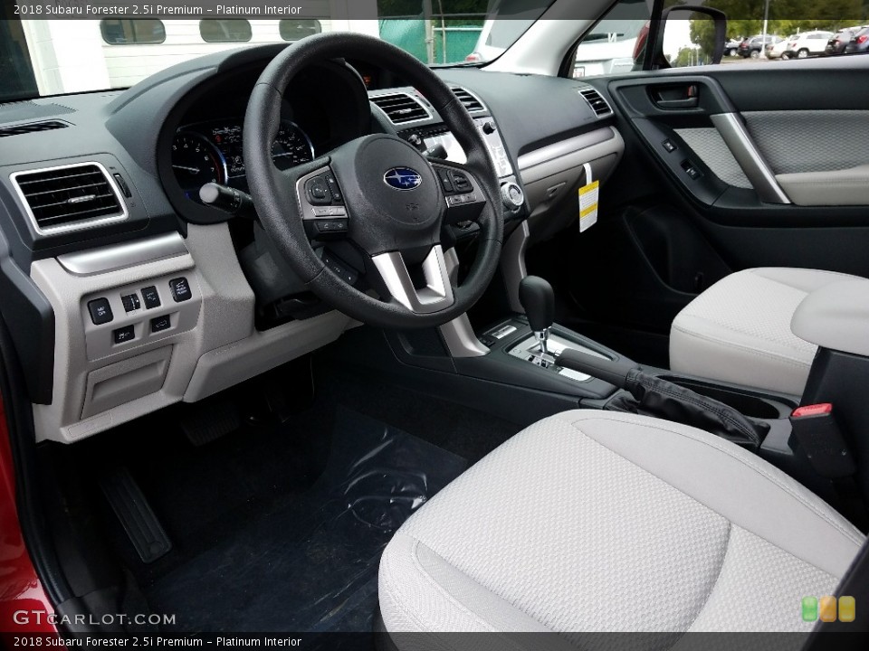 Platinum Interior Photo for the 2018 Subaru Forester 2.5i Premium #122081186