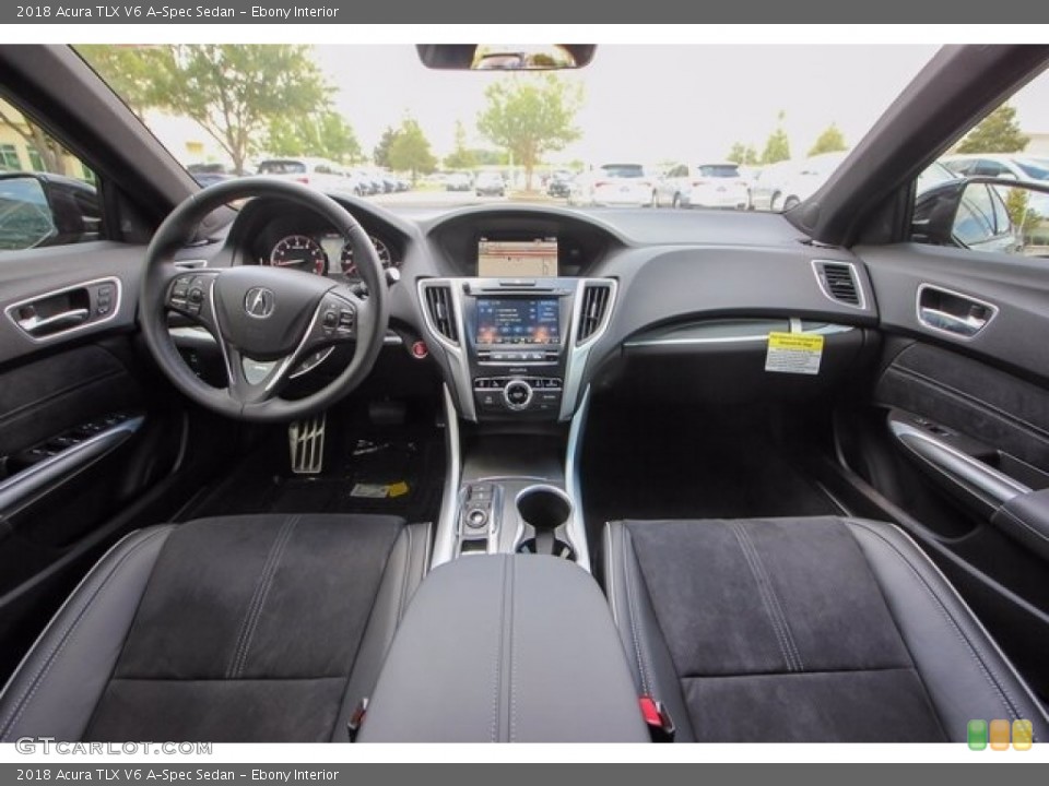 Ebony Interior Photo for the 2018 Acura TLX V6 A-Spec Sedan #122086505