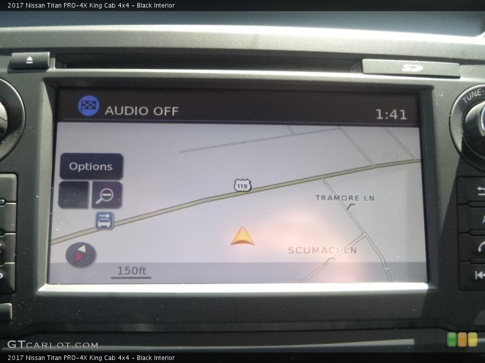 Black Interior Navigation for the 2017 Nissan Titan PRO-4X King Cab 4x4 #122087063