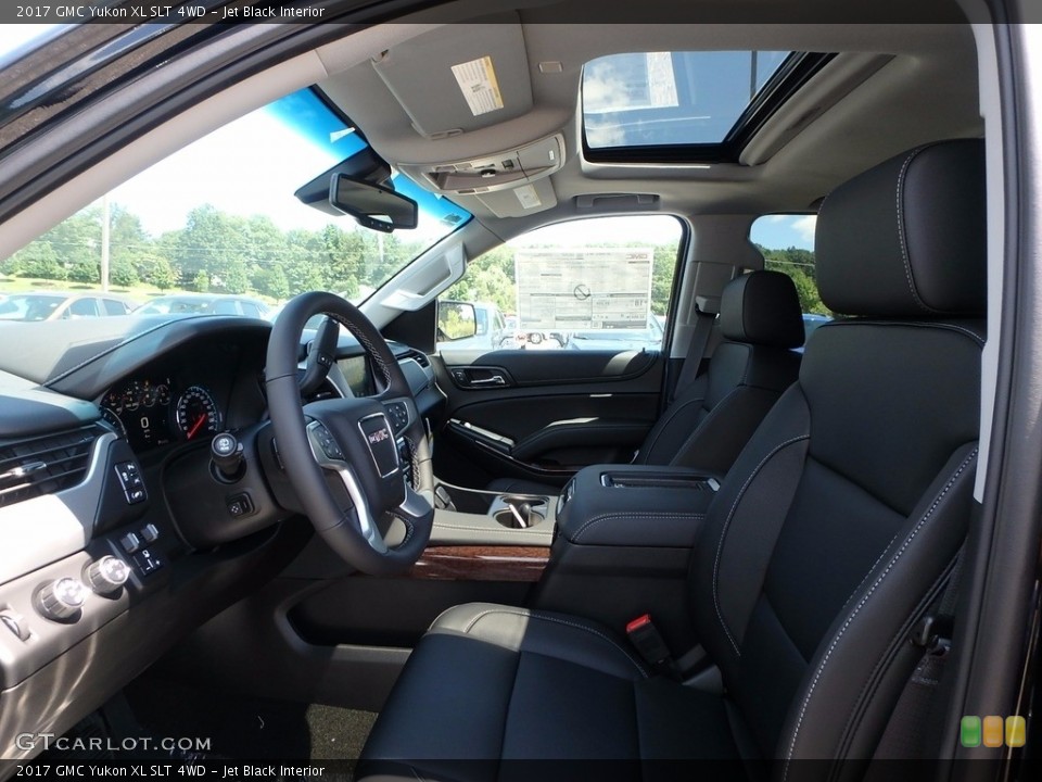 Jet Black Interior Front Seat for the 2017 GMC Yukon XL SLT 4WD #122089196