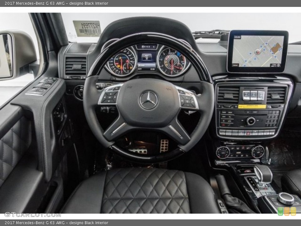 designo Black Interior Dashboard for the 2017 Mercedes-Benz G 63 AMG #122098019