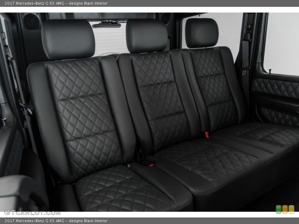 designo Black Interior Rear Seat for the 2017 Mercedes-Benz G 63 AMG #122098139