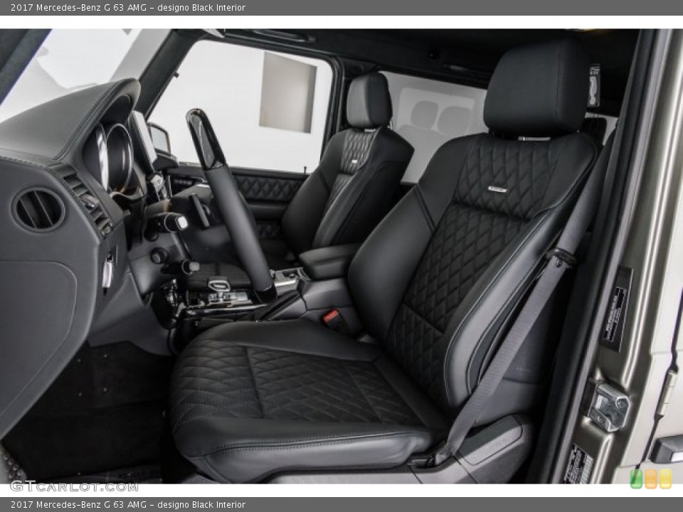 designo Black Interior Front Seat for the 2017 Mercedes-Benz G 63 AMG #122098169