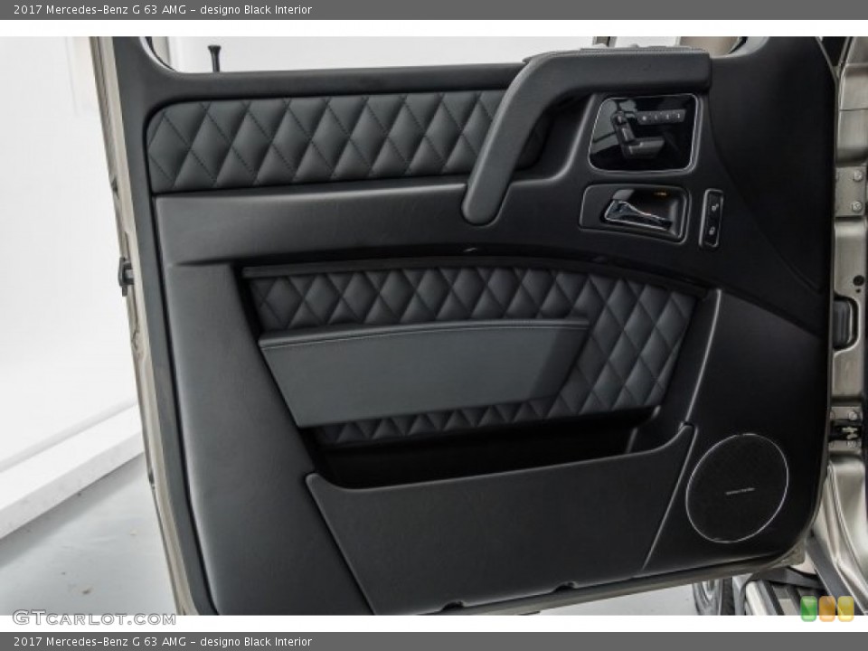 designo Black Interior Door Panel for the 2017 Mercedes-Benz G 63 AMG #122098274