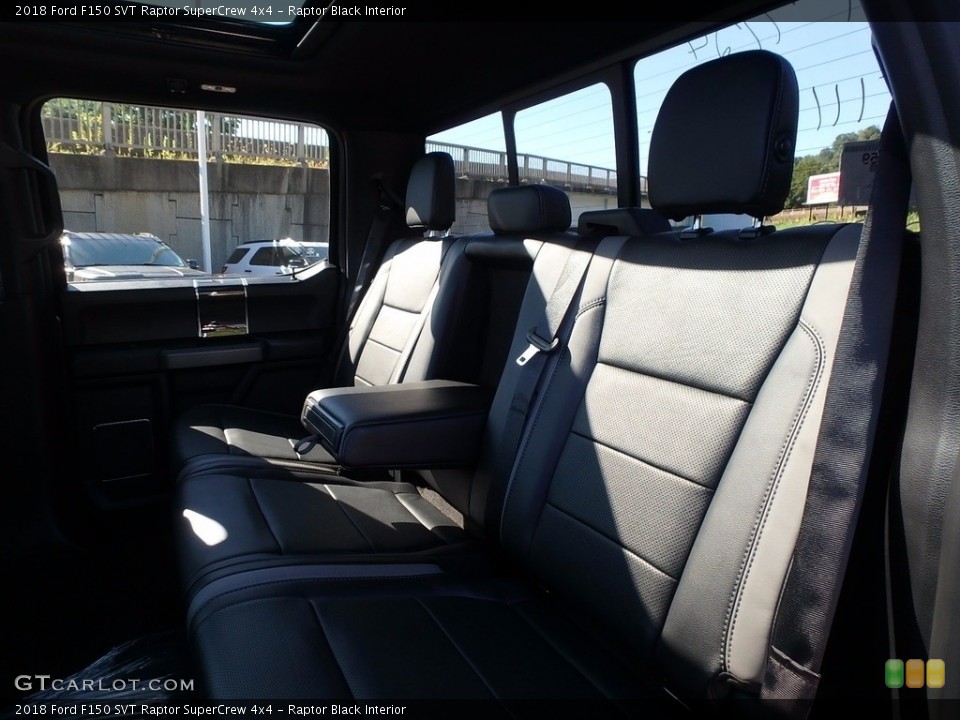 Raptor Black Interior Rear Seat for the 2018 Ford F150 SVT Raptor SuperCrew 4x4 #122101325