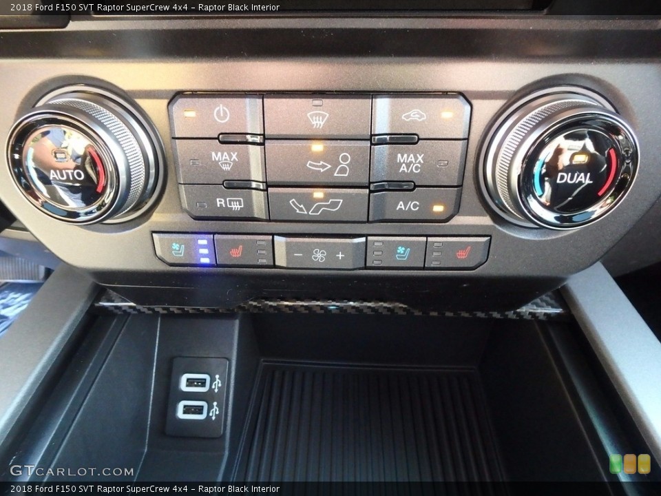 Raptor Black Interior Controls for the 2018 Ford F150 SVT Raptor SuperCrew 4x4 #122101448