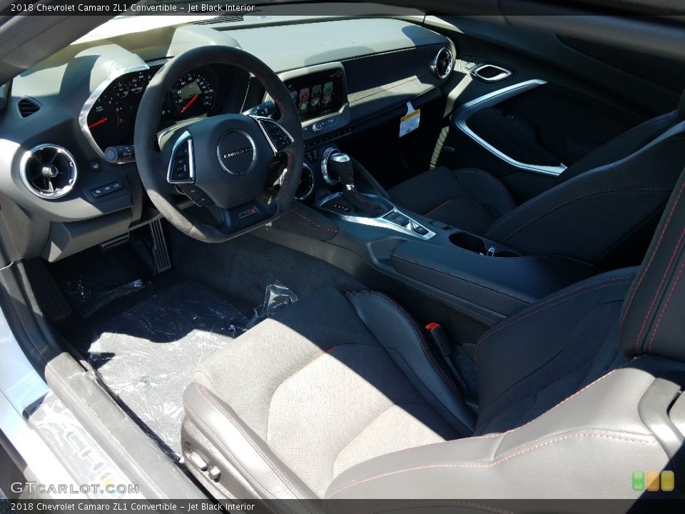 Jet Black Interior Photo for the 2018 Chevrolet Camaro ZL1 Convertible #122123973