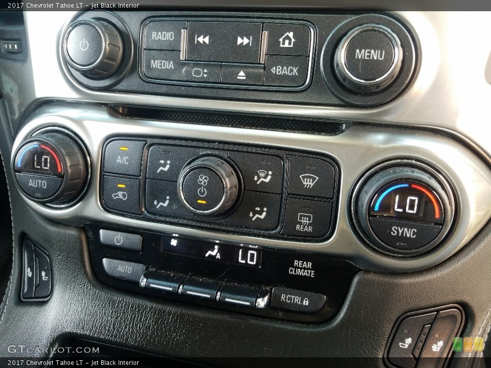 Jet Black Interior Controls for the 2017 Chevrolet Tahoe LT #122127362