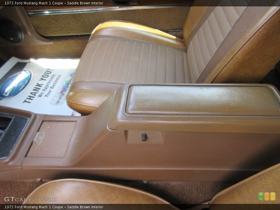 Saddle Brown 1972 Ford Mustang Interiors