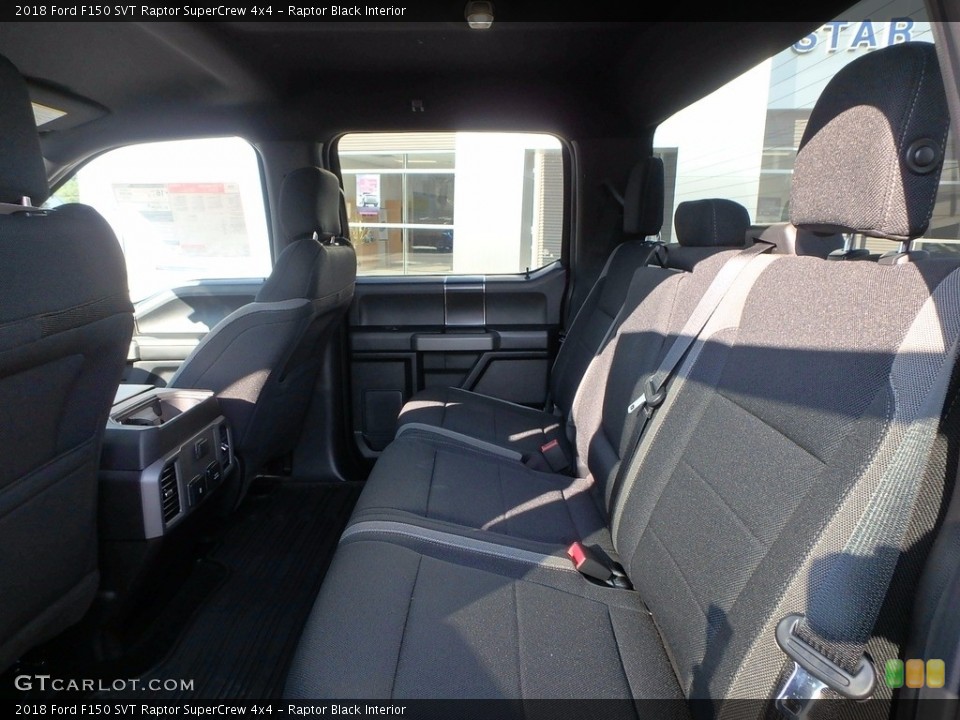 Raptor Black Interior Rear Seat for the 2018 Ford F150 SVT Raptor SuperCrew 4x4 #122136680