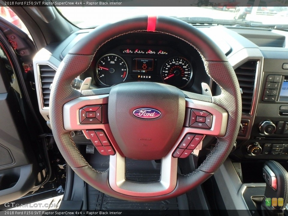 Raptor Black Interior Steering Wheel for the 2018 Ford F150 SVT Raptor SuperCrew 4x4 #122136801