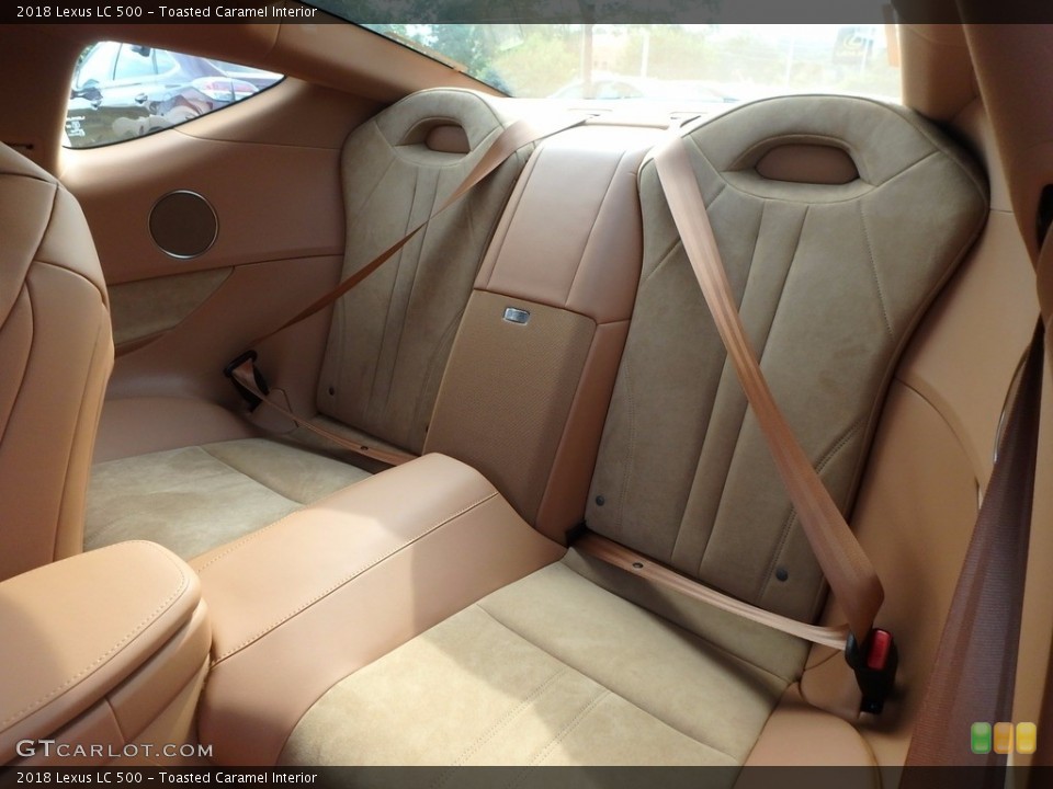 Toasted Caramel Interior Rear Seat for the 2018 Lexus LC 500 #122146324