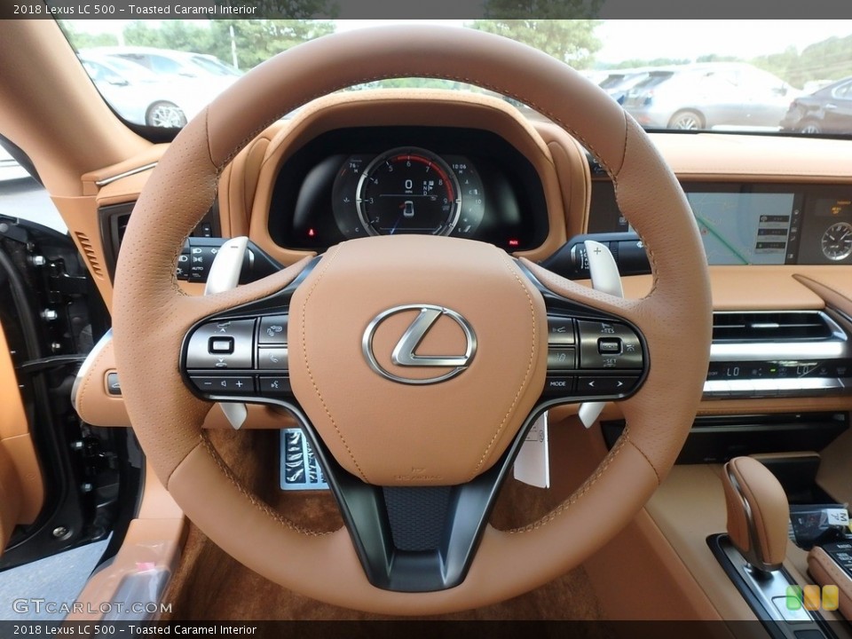 Toasted Caramel Interior Steering Wheel for the 2018 Lexus LC 500 #122146433