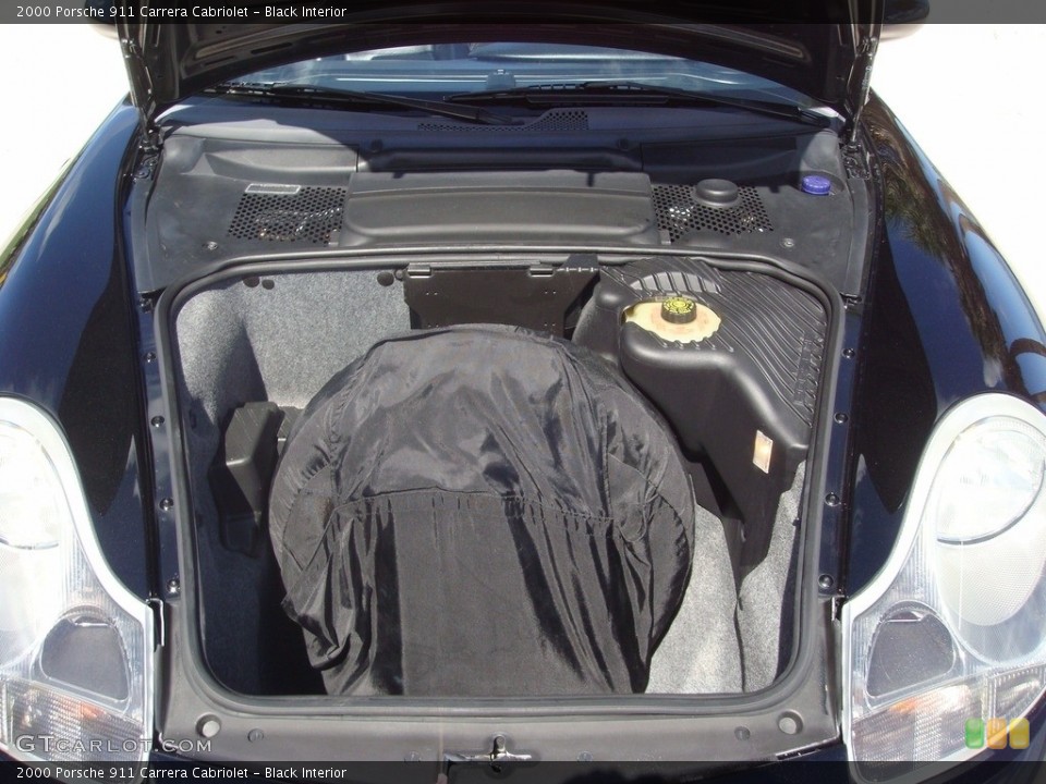 Black Interior Trunk for the 2000 Porsche 911 Carrera Cabriolet #122148575
