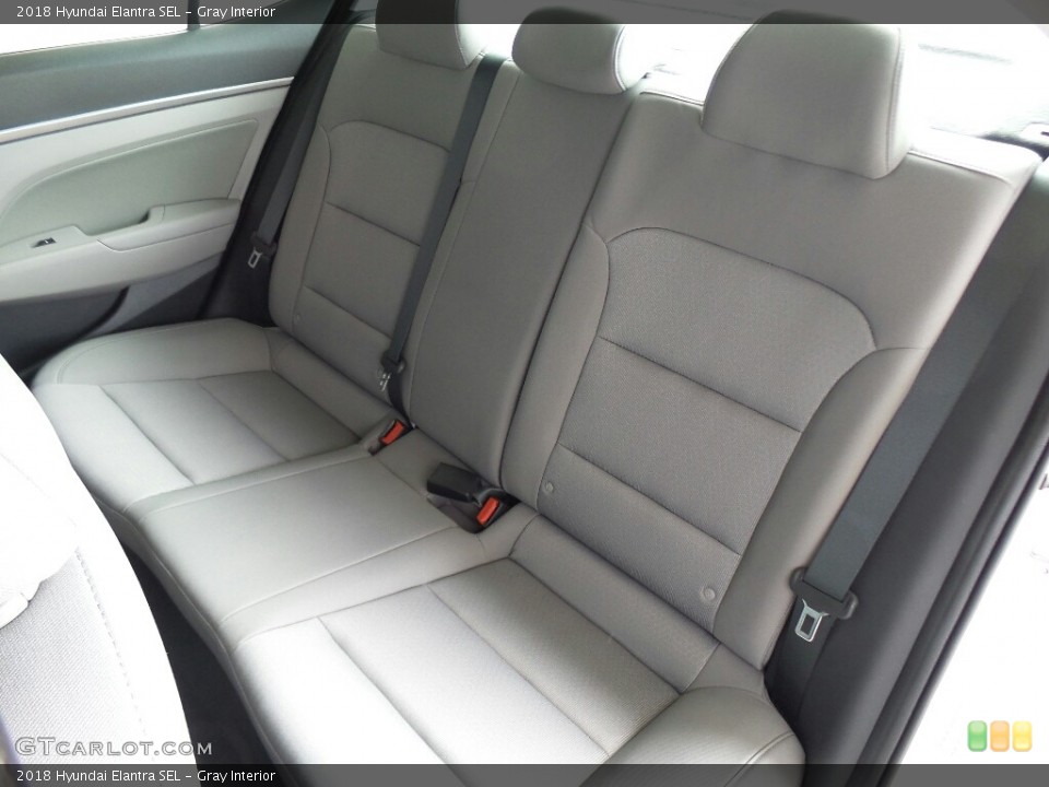 Gray Interior Rear Seat for the 2018 Hyundai Elantra SEL #122158106