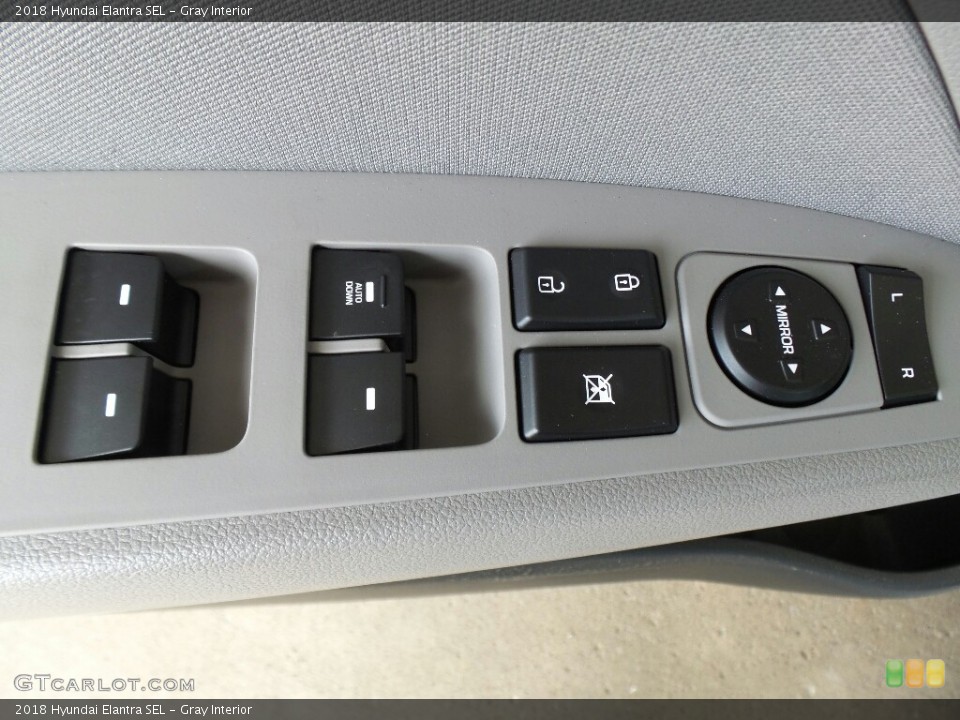 Gray Interior Controls for the 2018 Hyundai Elantra SEL #122158223