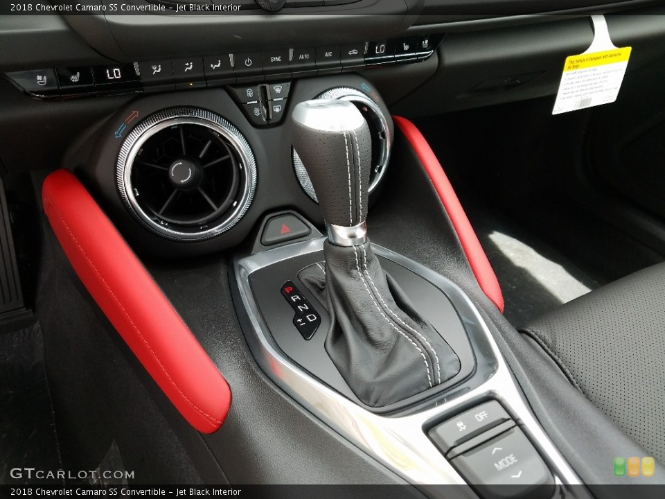 Jet Black Interior Transmission for the 2018 Chevrolet Camaro SS Convertible #122159033