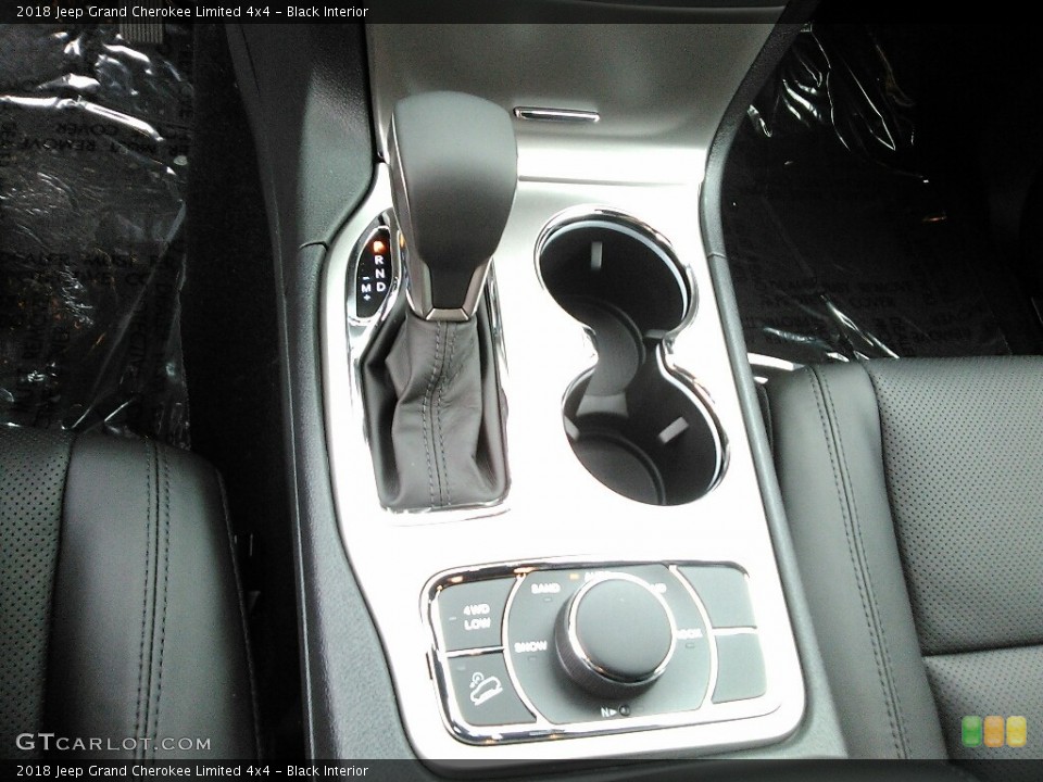 Black Interior Transmission for the 2018 Jeep Grand Cherokee Limited 4x4 #122162246
