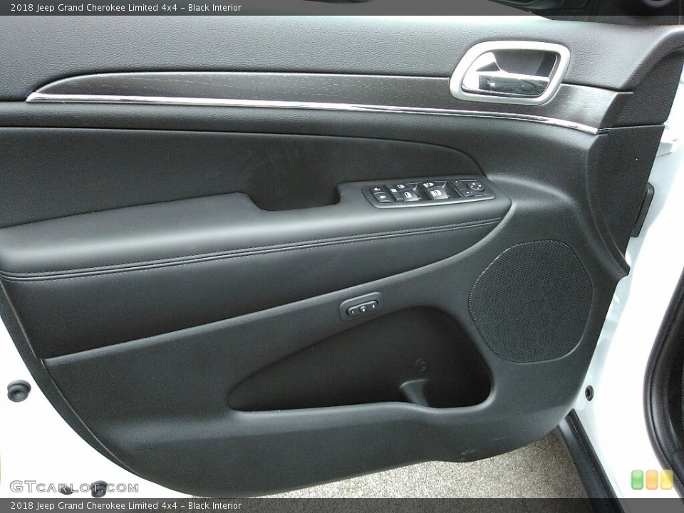Black Interior Door Panel for the 2018 Jeep Grand Cherokee Limited 4x4 #122162492